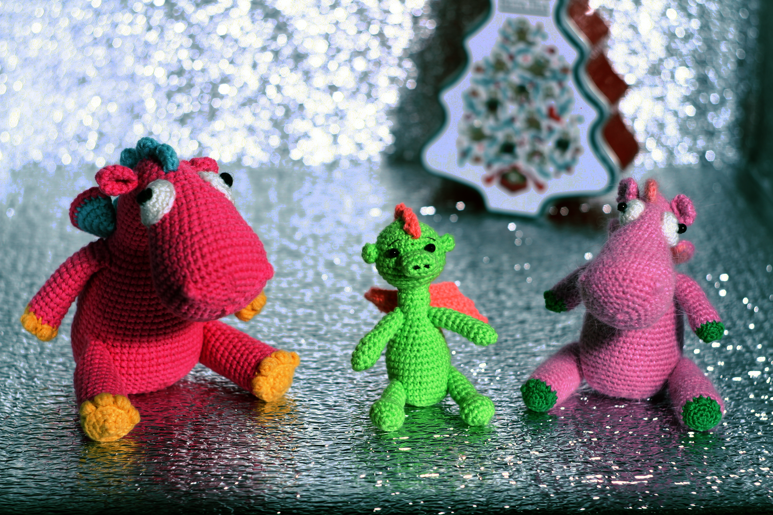 Фото вязанных драконов